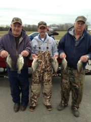 Jim Hunt, Randy Ellis, & Rick Bottom - Weiss Lake 02-25-13